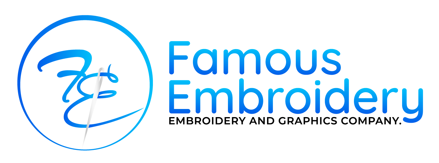 Famous Embroidery Logo